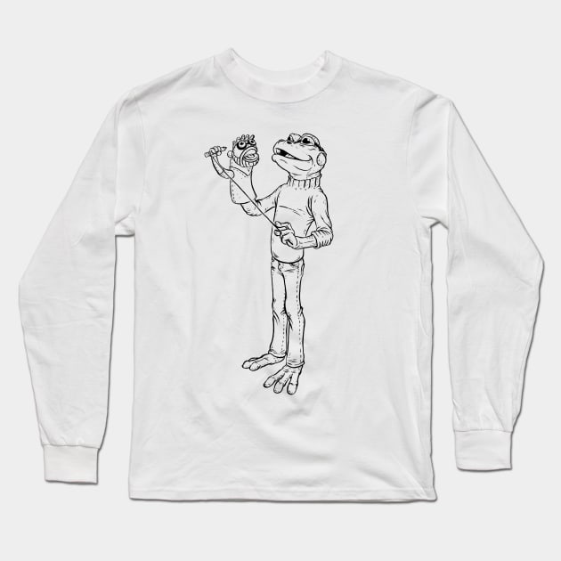 The Puppeteer Long Sleeve T-Shirt by AJIllustrates